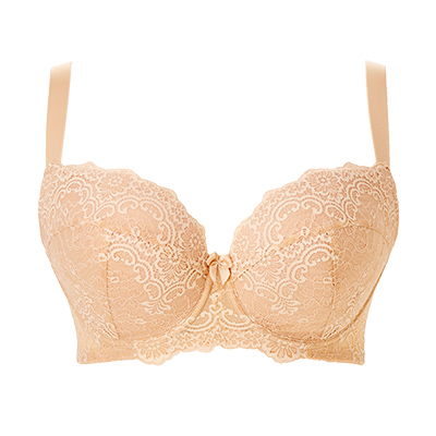 【NEW】お試しブラ ベージュ 3/4カップ・丸胸