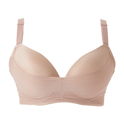 ノンワイヤーブラ・ローズベージュ