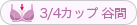 3/4カップ寄せ上げ
