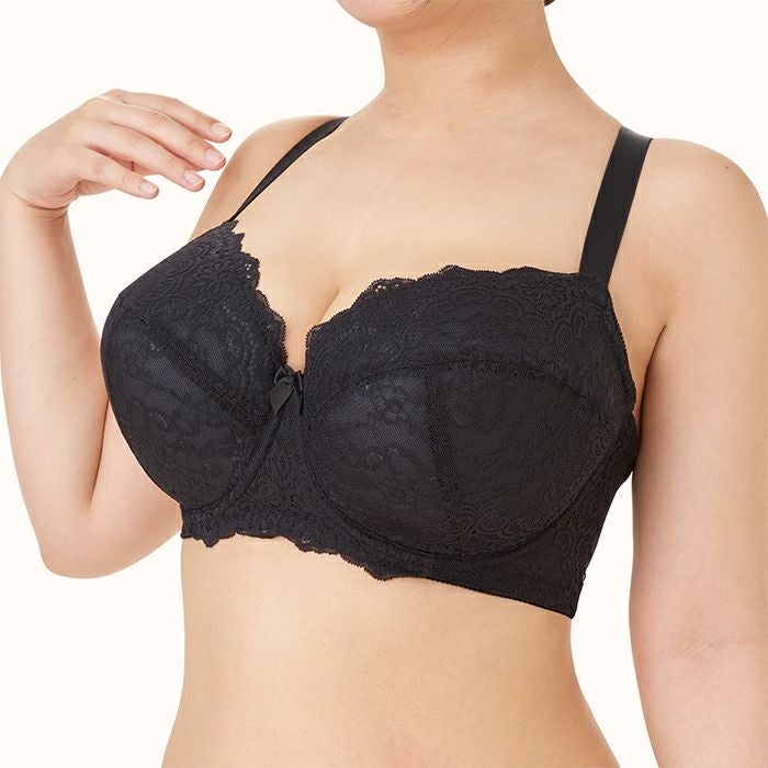 NEW】お試しブラC 黒 3/4カップ・寄せ上げ SP544 | 【公式】大きい